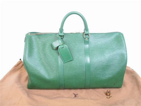 green louis vuitton duffle bag